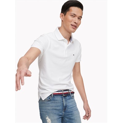 TOMMY HILFIGER SLIM FIT ESSENTIAL SOLID STRETCH POLO