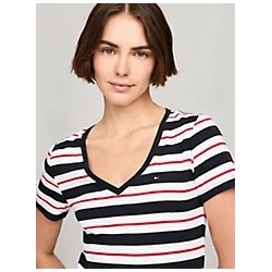 Stripe V-Neck Favorite T-Shirt
