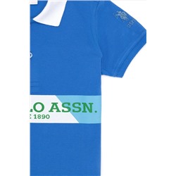 Erkek Çocuk Saks Polo Yaka Tişört