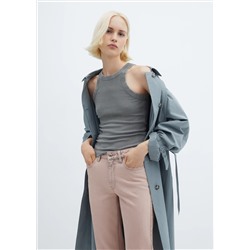 Jeans rectos crop