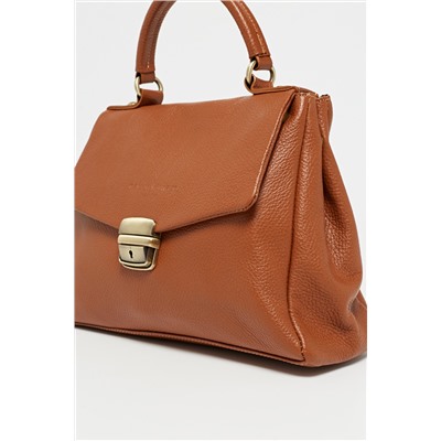 Bolso de piel Mini Bagi Camel