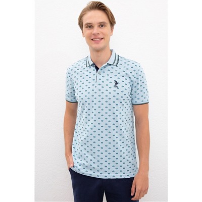 U.S. Polo Assn. Mavi Erkek T-Shirt G081SZ011.000.985829