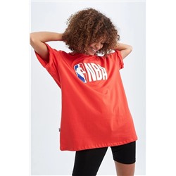 Defacto Fit Nba Boxy Fit Kısa Kollu %100 Pamuk Tişört Z3126AZ23SP