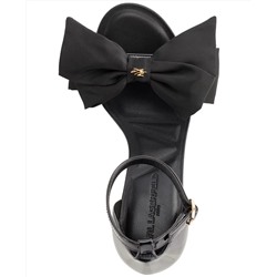 KARL LAGERFELD PARIS Women's Kenz Bow Sandals
