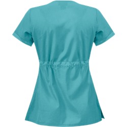 Butter-Soft Scrubs by UA™ Women's Solid Mock Wrap Top with Side Tie