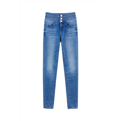 Vaquero slim fit Celeste