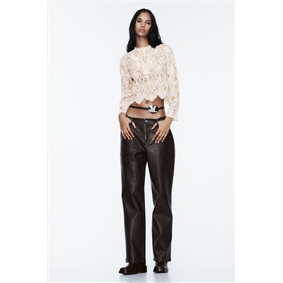 LACE FRILL TOP