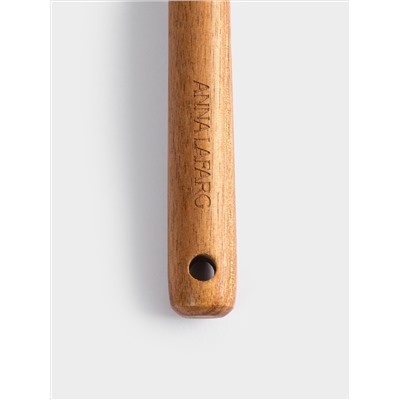 Половник, 31 см, силикон/дерево, молочный, Wenge