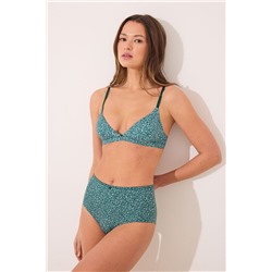 Braga alta clásica microfibra animal print