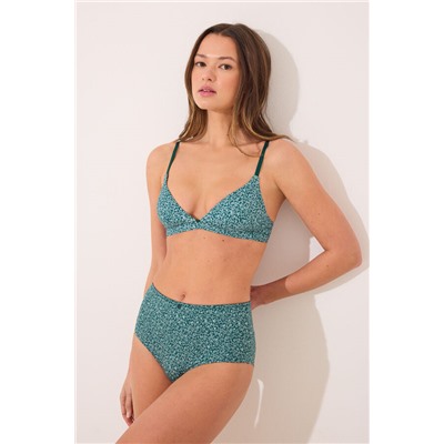 Braga alta clásica microfibra animal print