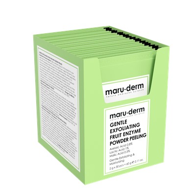[MARU.DERM] Пудра энзимная для лица ДЕЛИКАТНАЯ Gentle Exfoliating Fruit Enzyme Powder Peeling, 30 шт*2 гр