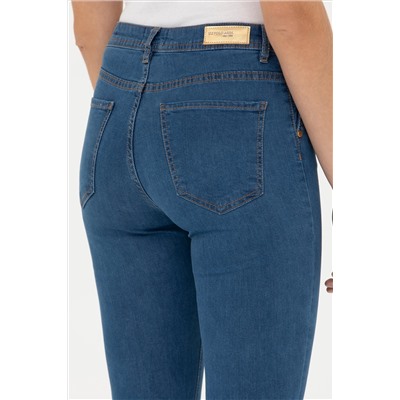Kadın Mavi Skinny Fit Jean Pantolon