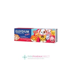 Elgydium Emoji Gel Dentifrice Fraise Givrée 2/6 ans 50 ml