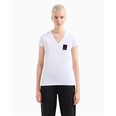 Slim fit T-shirt in stretch cotton jersey