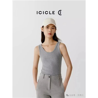 Базовые женские однотонные майки Icicl*e