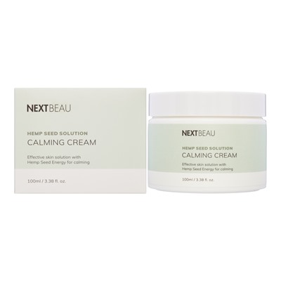 NEXTBEAU Hemp Seed Solution Calming Cream Успокаивающий крем с маслом семян конопли 100мл