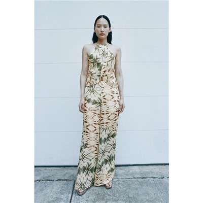 PRINTED RAMIE TOP