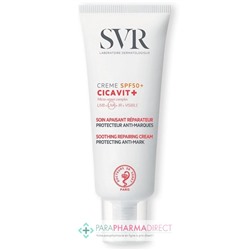 SVR CICAVIT+ CREME SPF50+ - Soin Apaisant Réparateur, Protecteur Anti-Marques 40 ml