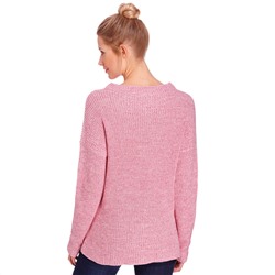 Damen Strickpullover mit Stehkragen