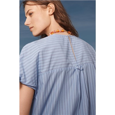 LIMITED EDITION STRIPED ASYMMETRIC DRESS