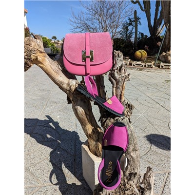 Ab. Zapatos 3106-8 magenta+PELLE · 2704 FUXIA