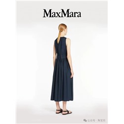 Элегантное хлопковое платье с карманами  Ma*xMar*a  Экспорт