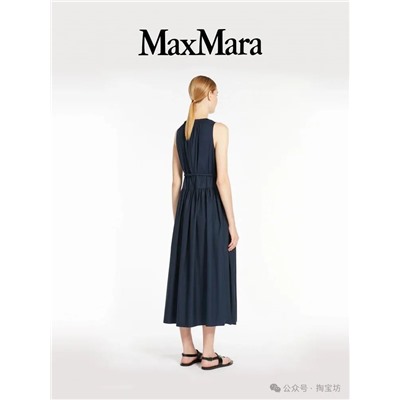 Элегантное хлопковое платье с карманами  Ma*xMar*a  Экспорт