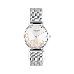 Coach  Perry Quartz Ladies Stainless Steel Mesh Bracelet Watch