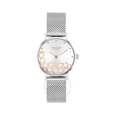 Coach  Perry Quartz Ladies Stainless Steel Mesh Bracelet Watch