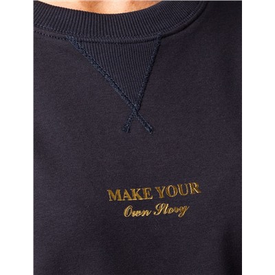 Джемпер из тонкого премиального футера с эластаном