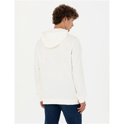 Ekru Regular Fit Sweatshirt