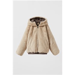 CAZADORA COMFY ACOLCHADA EFECTO PELO