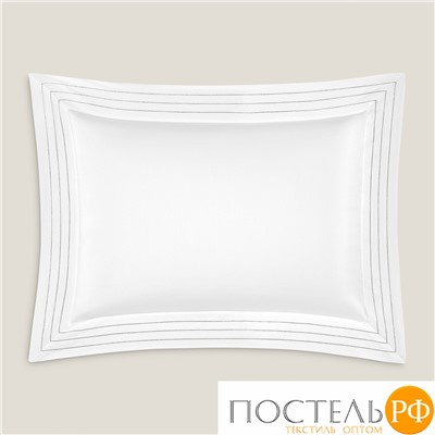 TOGAS ЭДЕМ бел с черной отстр Наволочка 70х70-1, 1пр, 100% Sensotex эвкал. вол.