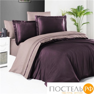 Постельное белье (Сатин де люкс) семейное Serenity purle/Iilac