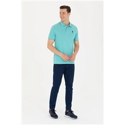 Erkek Mint Basic Polo Yaka Tişört