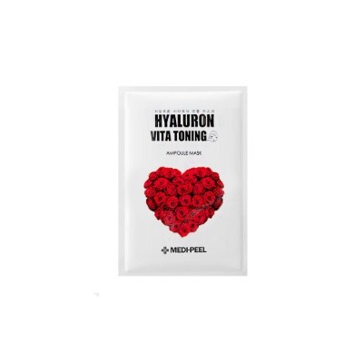 Hyaluron Vita Toning Ampoule Mask, Осветляющая выравнивающая тон маска