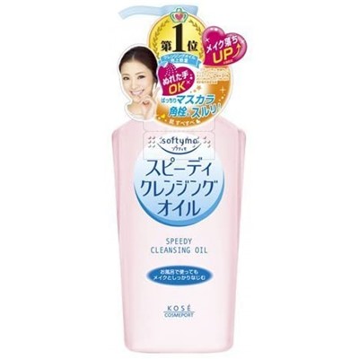 KOSÉ Awa Oil Cleansing, Softymo Speedy Масло для снятия стойкого макияжа 230 мл