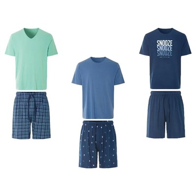 Herren Pyjama, kurz