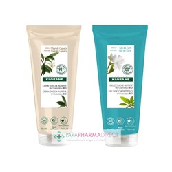Klorane Cupuaçu Crème Douche Nutritive Fleur de Cupuaçu + Gel Douche Nutritif Eau de Tiaré 2x200mlLot  × 2