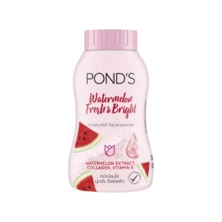 POND'S Полупрозрачная рассыпчатая пудра на основе арбузной формулы коллагена и витамина Е для сияния и свежести Watermelon Fresh & Bright, 50гр/ Pond'S Powder Watermelon Fresh Bright 50 G