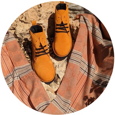 AB.Zapatos 1619/2 New R MANDARINA+Двухсторонний палантин CUADROFLO (230) Coral АКЦИЯ