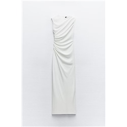 VESTIDO MIDI DRAPEADO