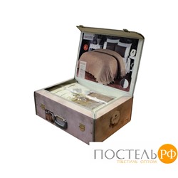 11236 КПБ DO&CO с Плед Вязаный 220х240 (50х70/4 шт) TWIN фиолетовый