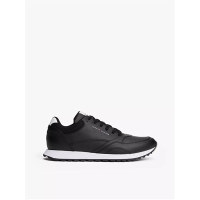 Leather-Mix Runner Sneaker