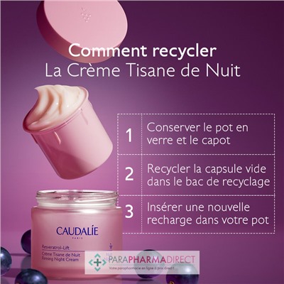 Caudalie Resveratrol-Lift - Crème Tisane de Nuit 50ml