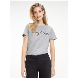 TOMMY HILFIGER SCRIPT LOGO T-SHIRT