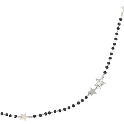 Lange Damen Kette mit Stern-Anhängern