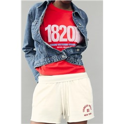 CROPPED T-SHIRT WITH SLOGAN