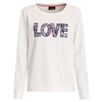 Damen Sweatshirt mit Applikation