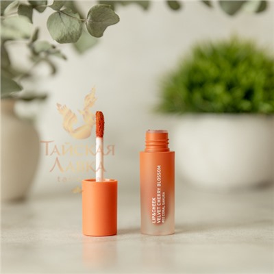 ТИНТ ДЛЯ ГУБ И ЩЕК МАТОВЫЙ «VELVET CHERRY BLOSSOM» (№02 CORAL SAKURA) BABY BRIGHT